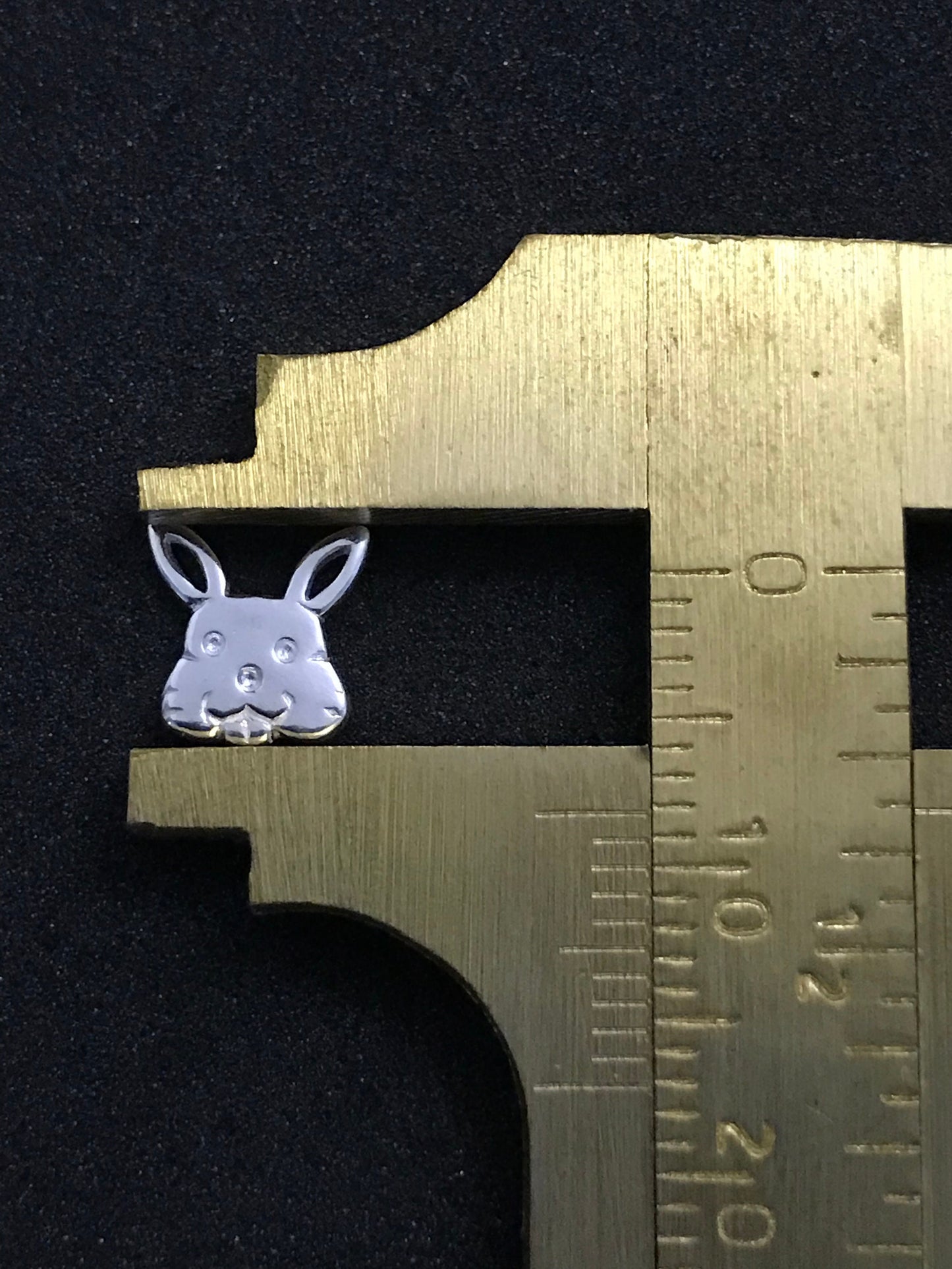 Rabbit and Carrot earrings Sterling Silver 925 - TSE001