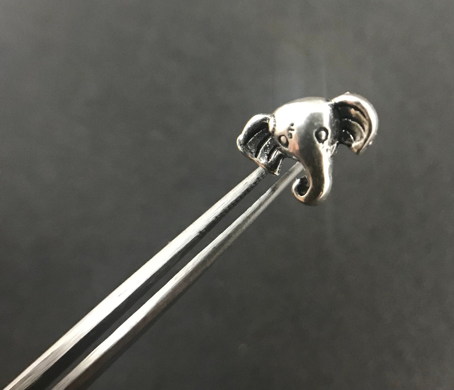 Elephant head Sterling Silver 925 earrings - TSE007