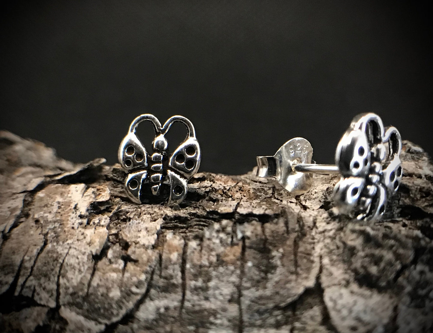 Butterfly earrings Sterling Silver 925 - TSE022