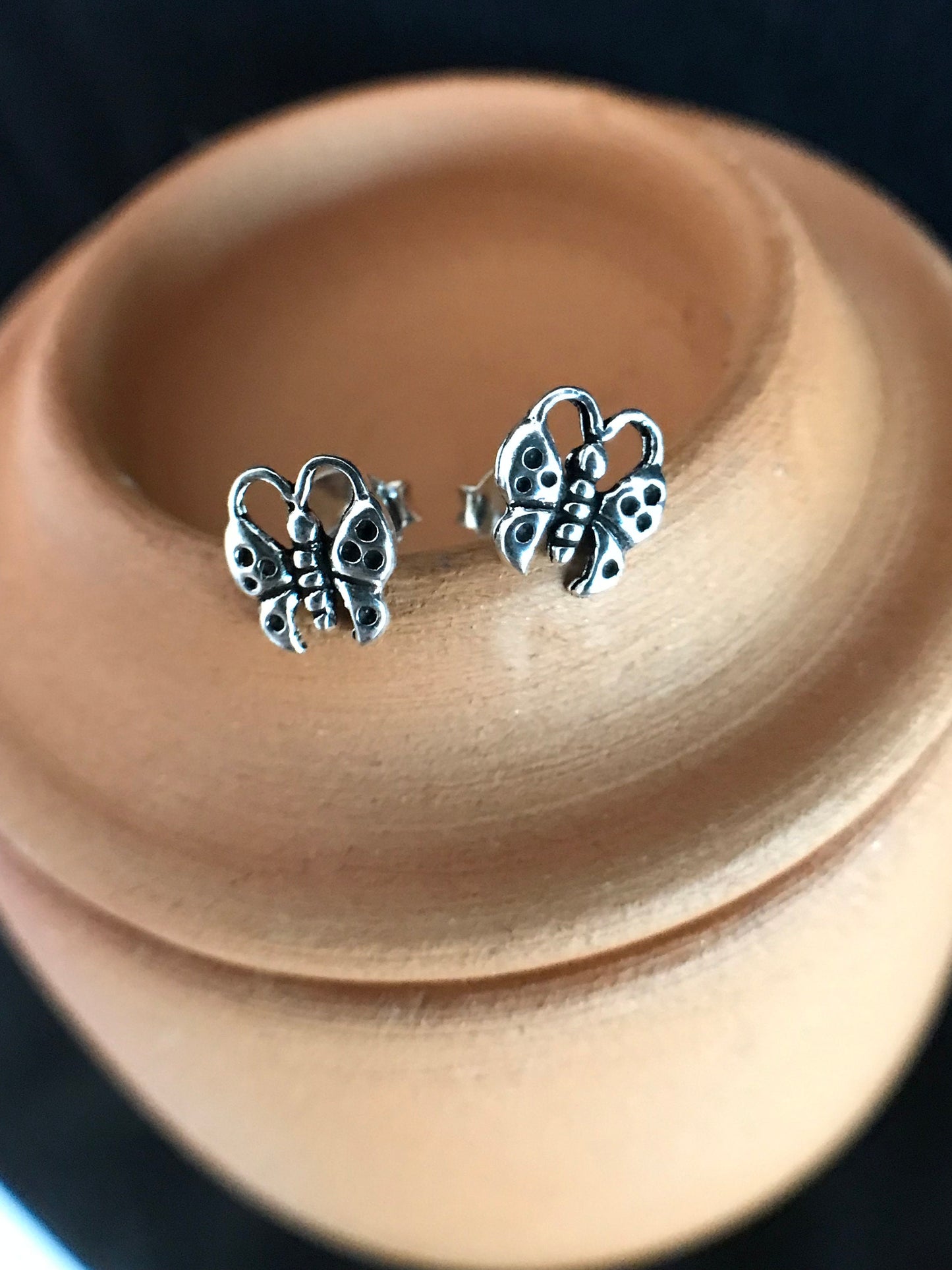 Butterfly earrings Sterling Silver 925 - TSE022