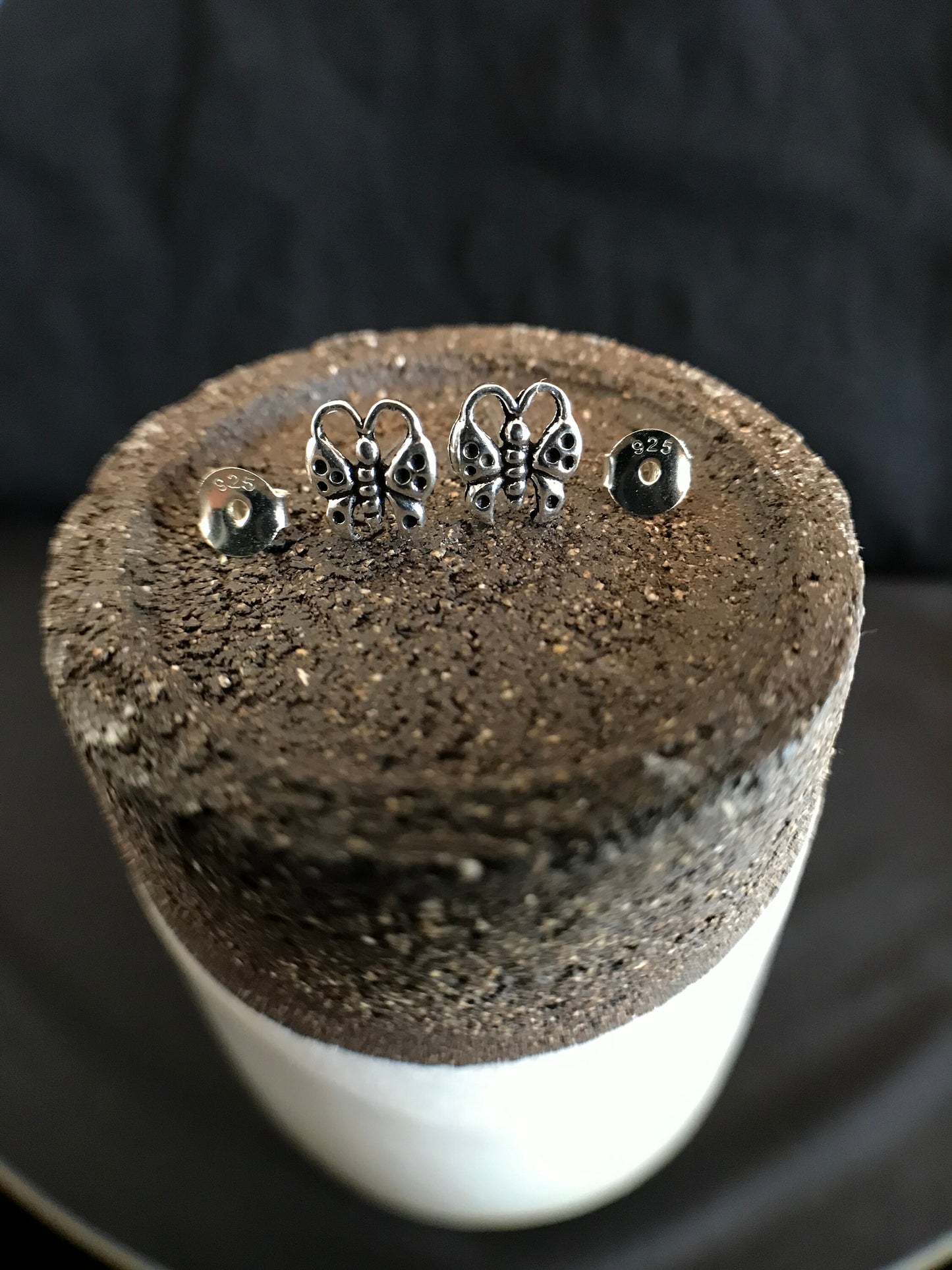 Butterfly earrings Sterling Silver 925 - TSE022