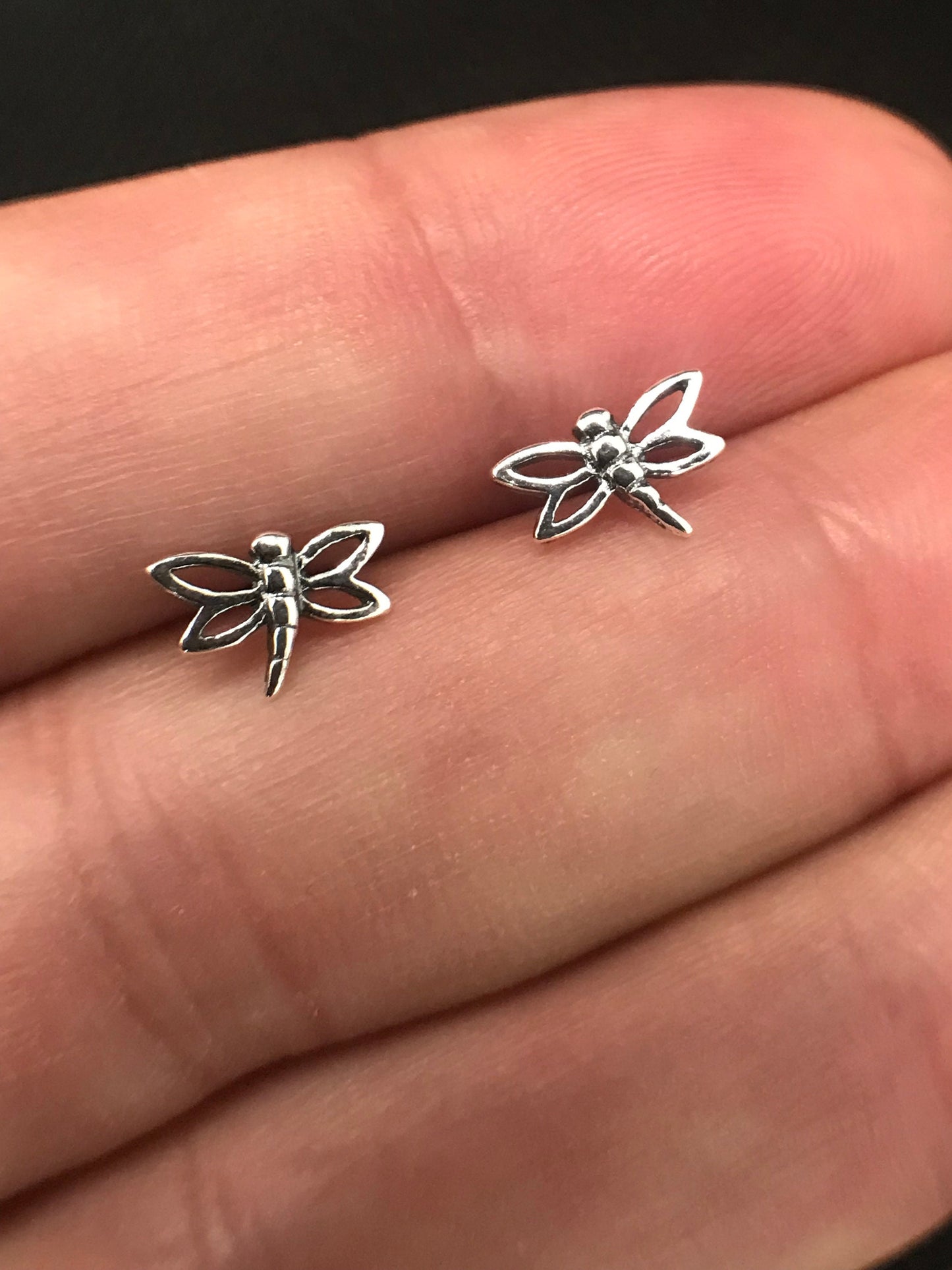Dragonfly earrings Sterling Silver 925 - TSE040