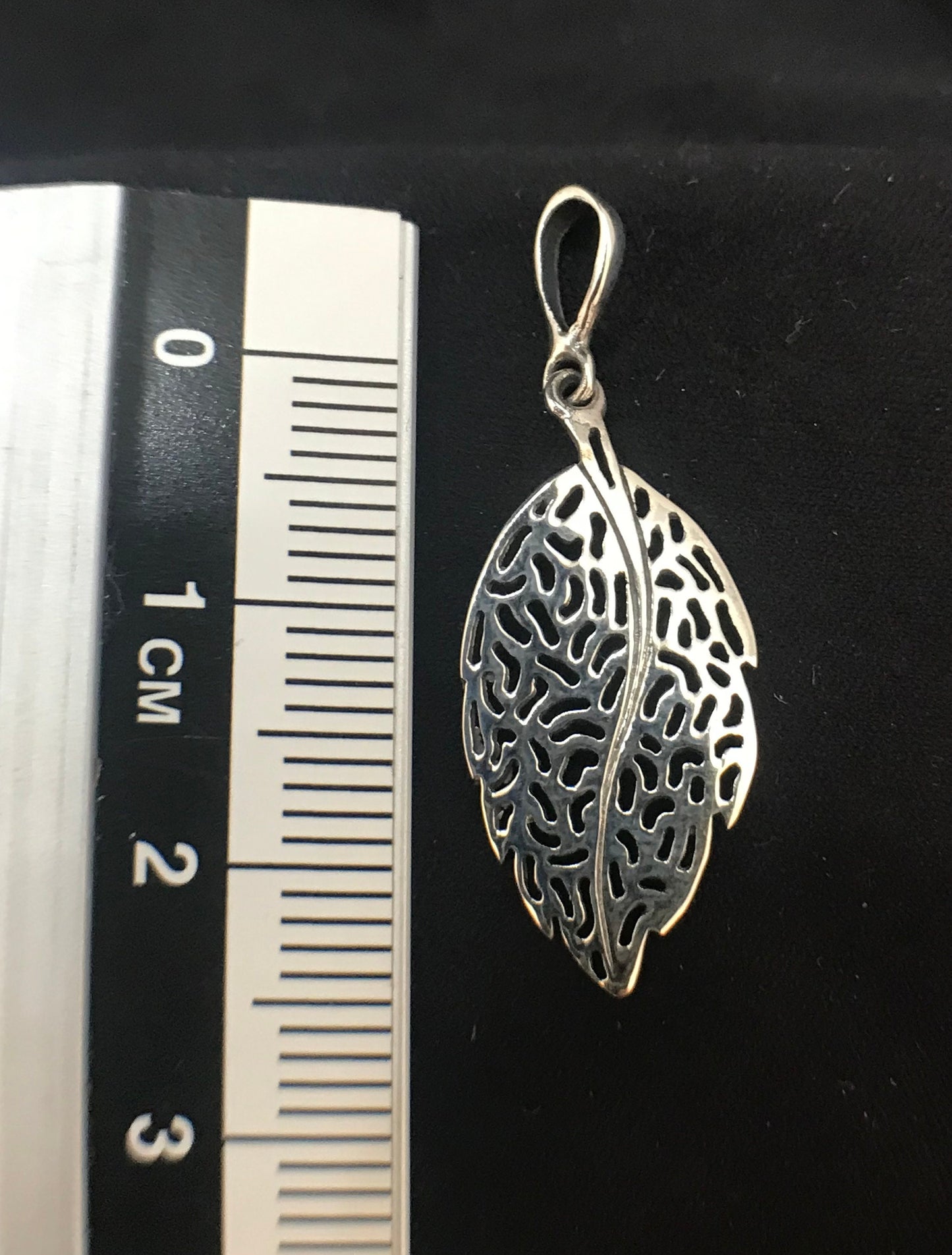 Silver leaf pendant Sterling Silver 925 - TSE037