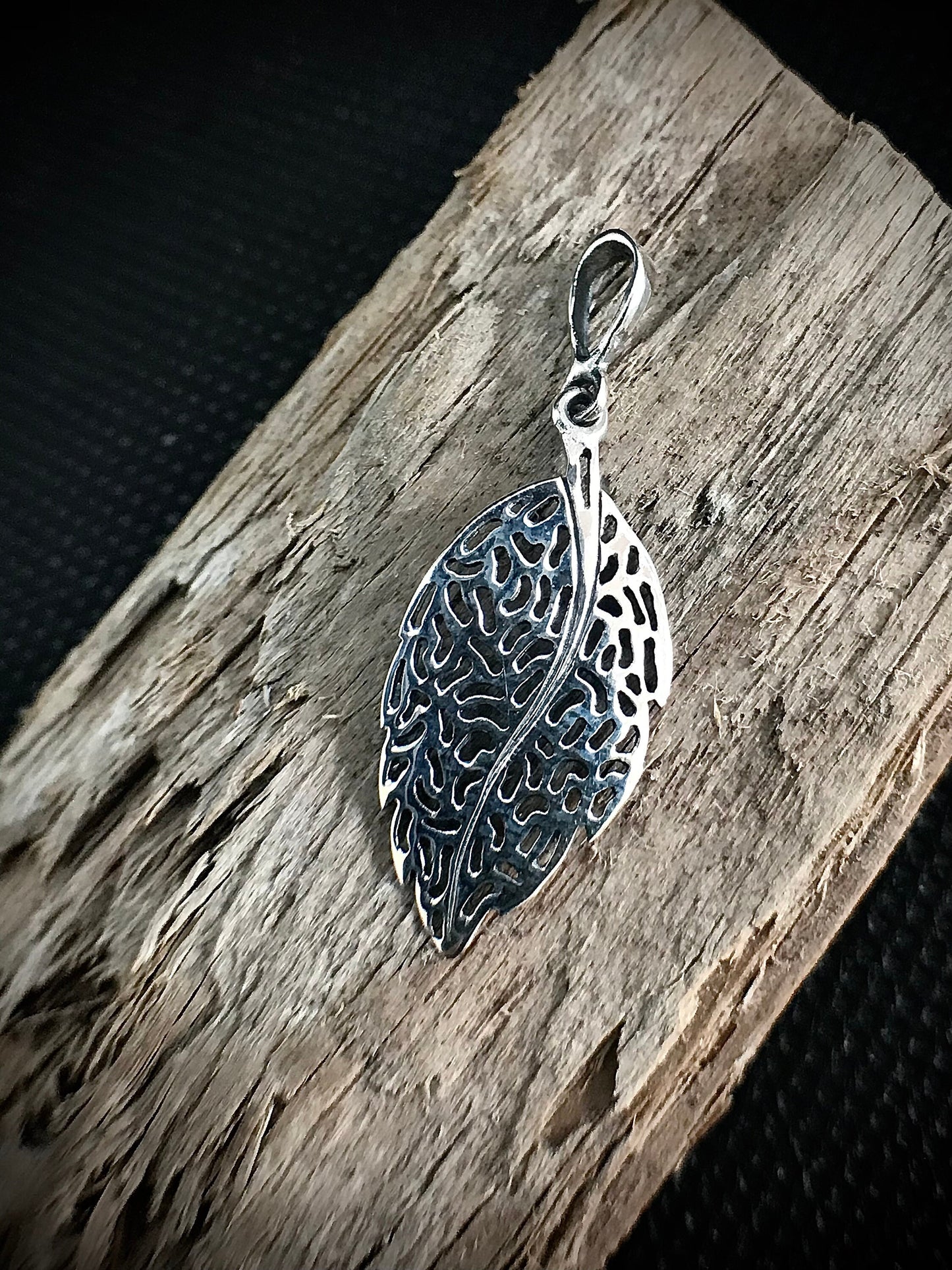 Silver leaf pendant Sterling Silver 925 - TSE037