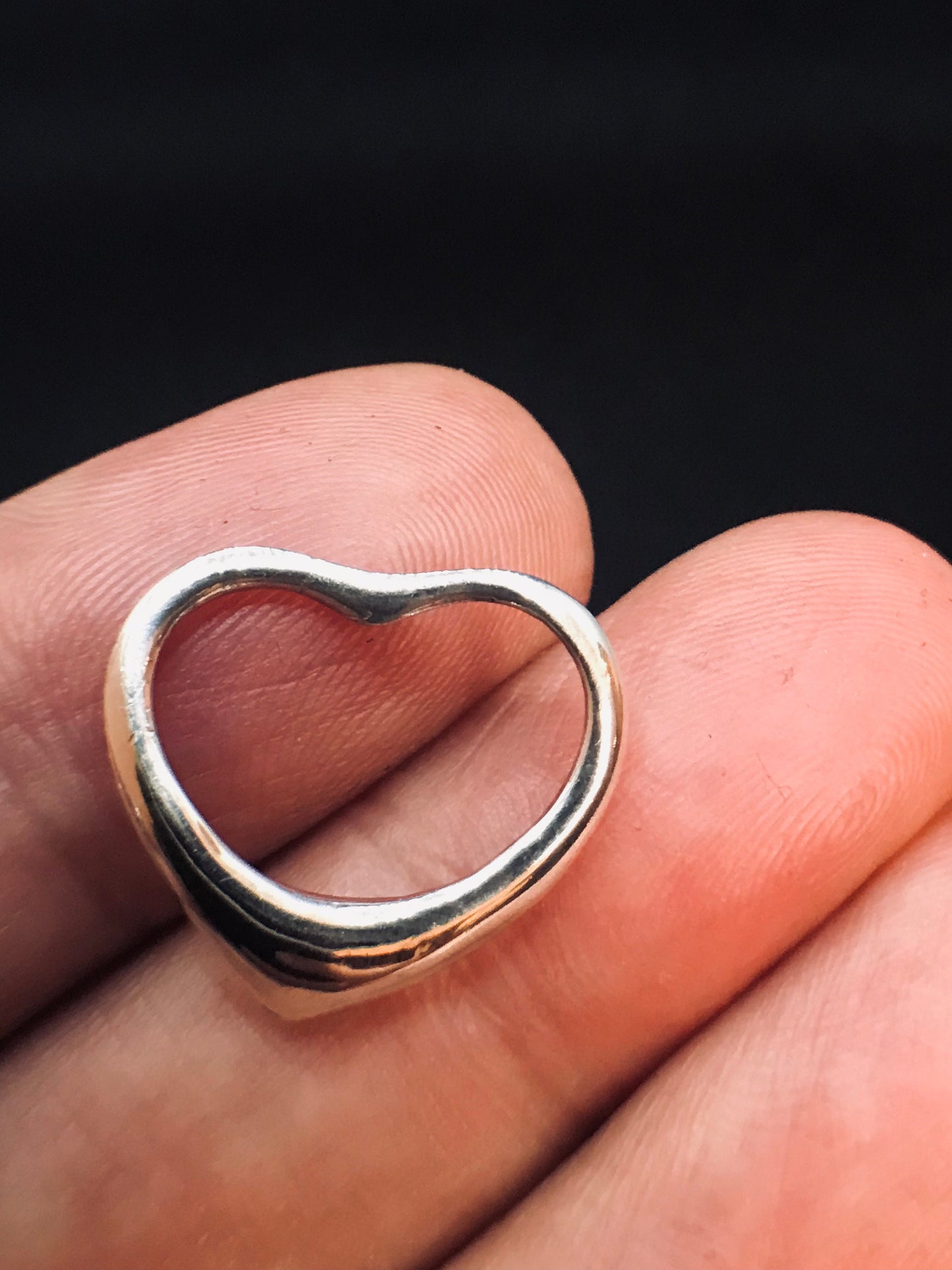 Small heart pendant Sterling Silver 925 - TSE046