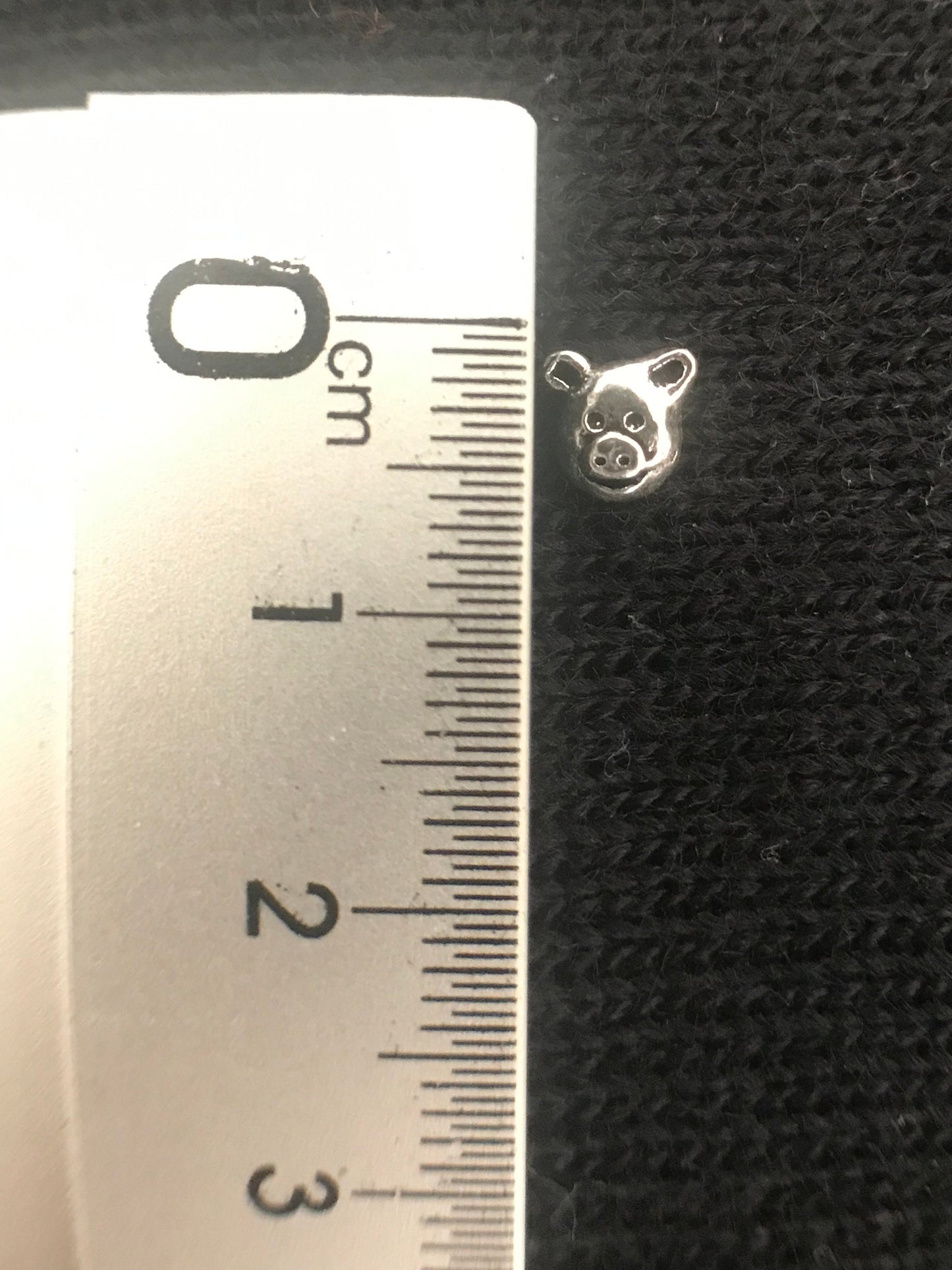 Smiley pig earrings Sterling Silver 925 - TSE023