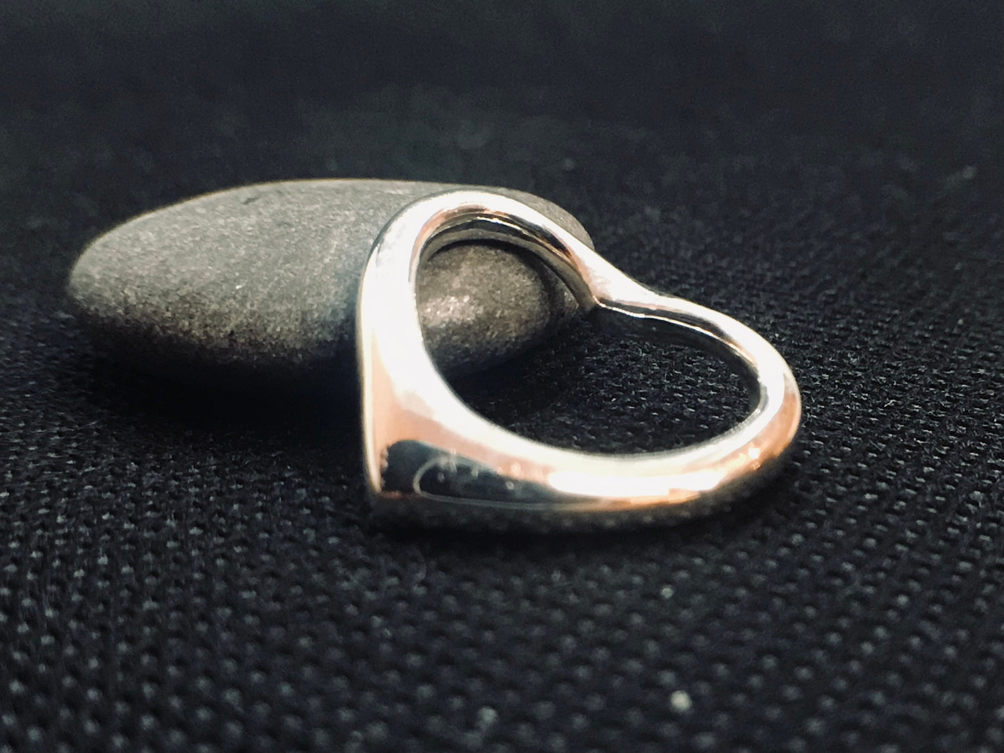 Large heart pendant Sterling Silver 925 - TSE043