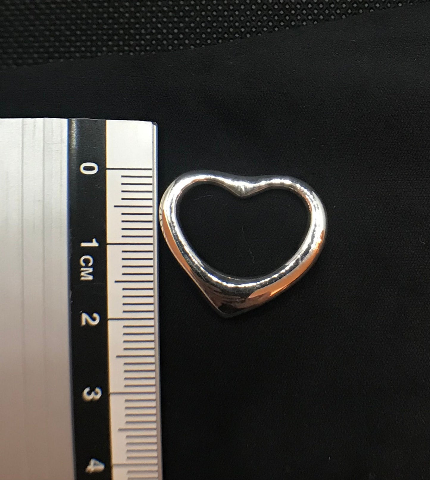 Large heart pendant Sterling Silver 925 - TSE043