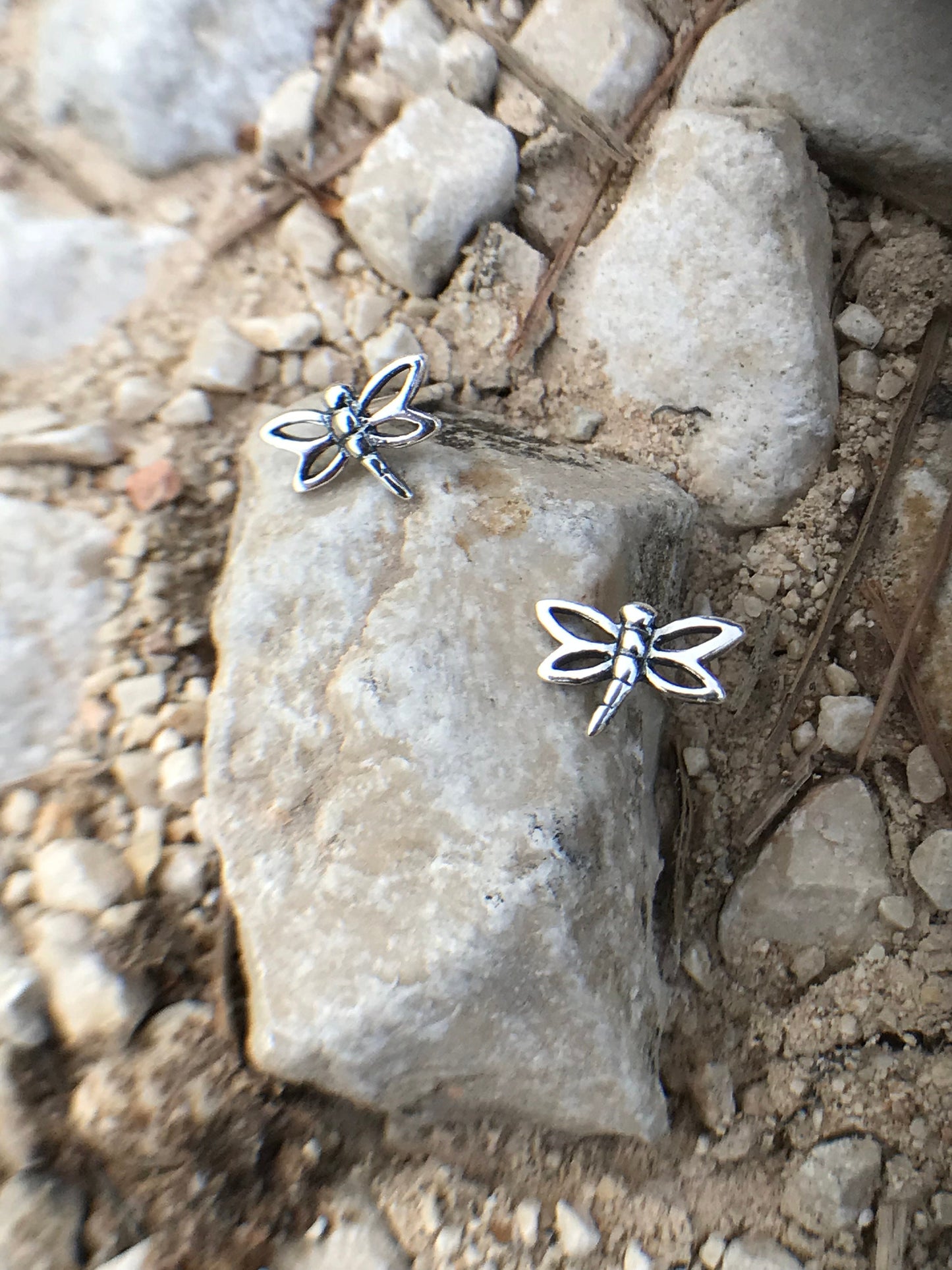 Dragonfly earrings Sterling Silver 925 - TSE040