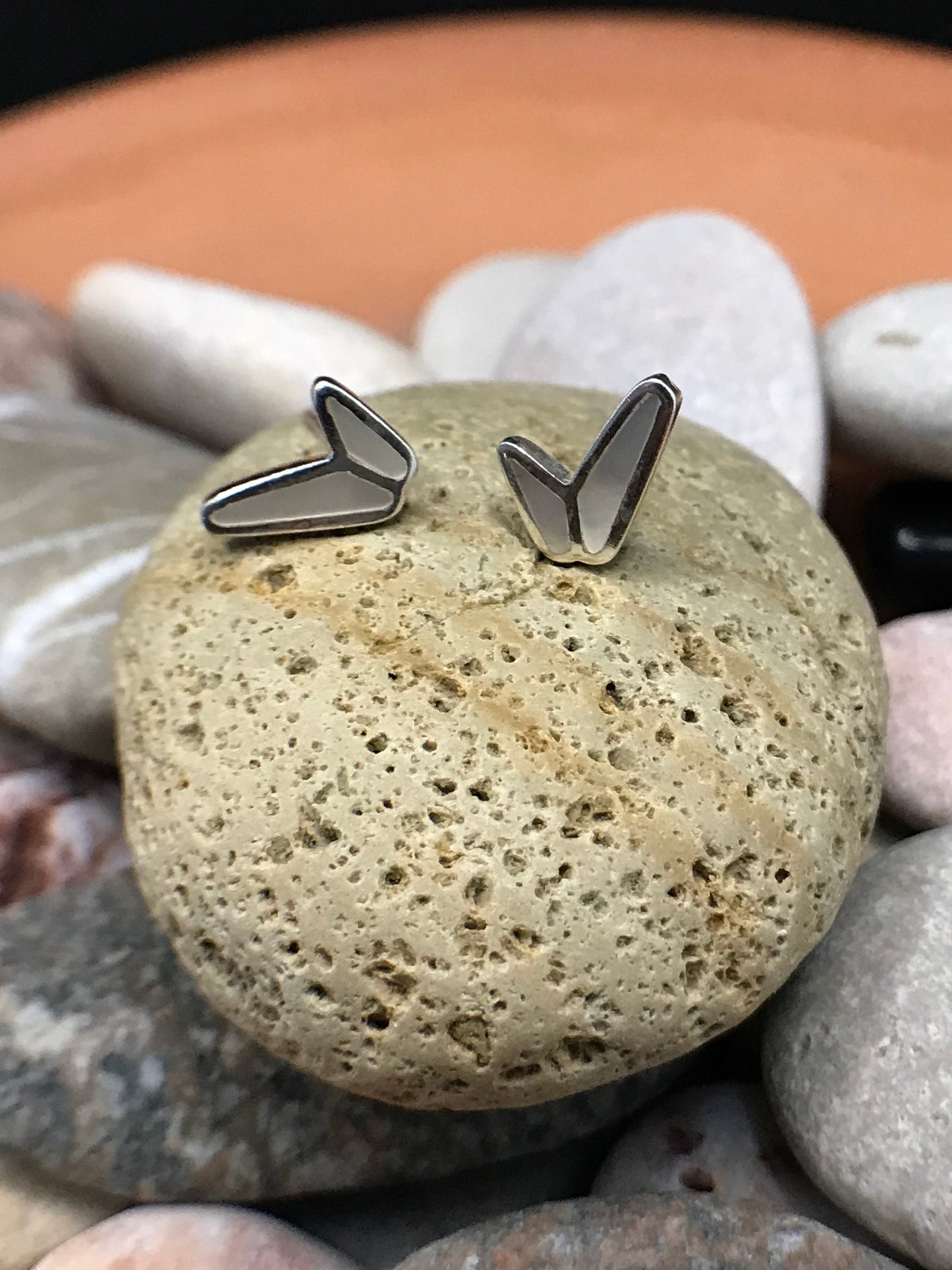Nacre seedling earrings Sterling Silver 925 - TSE053