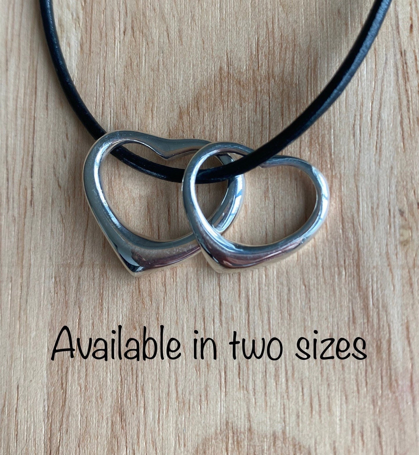 Large heart pendant Sterling Silver 925 - TSE043