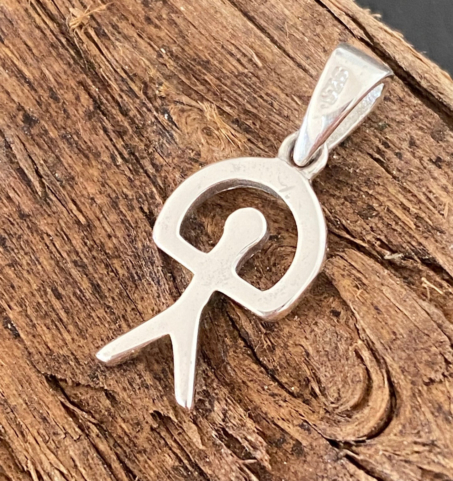 Small Indalo man pendant Sterling Silver 925 - TSE095