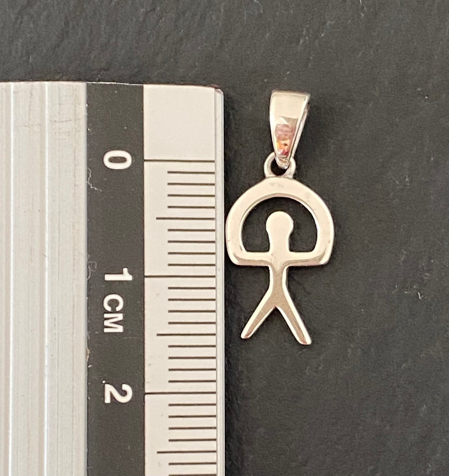Small Indalo man pendant Sterling Silver 925 - TSE095