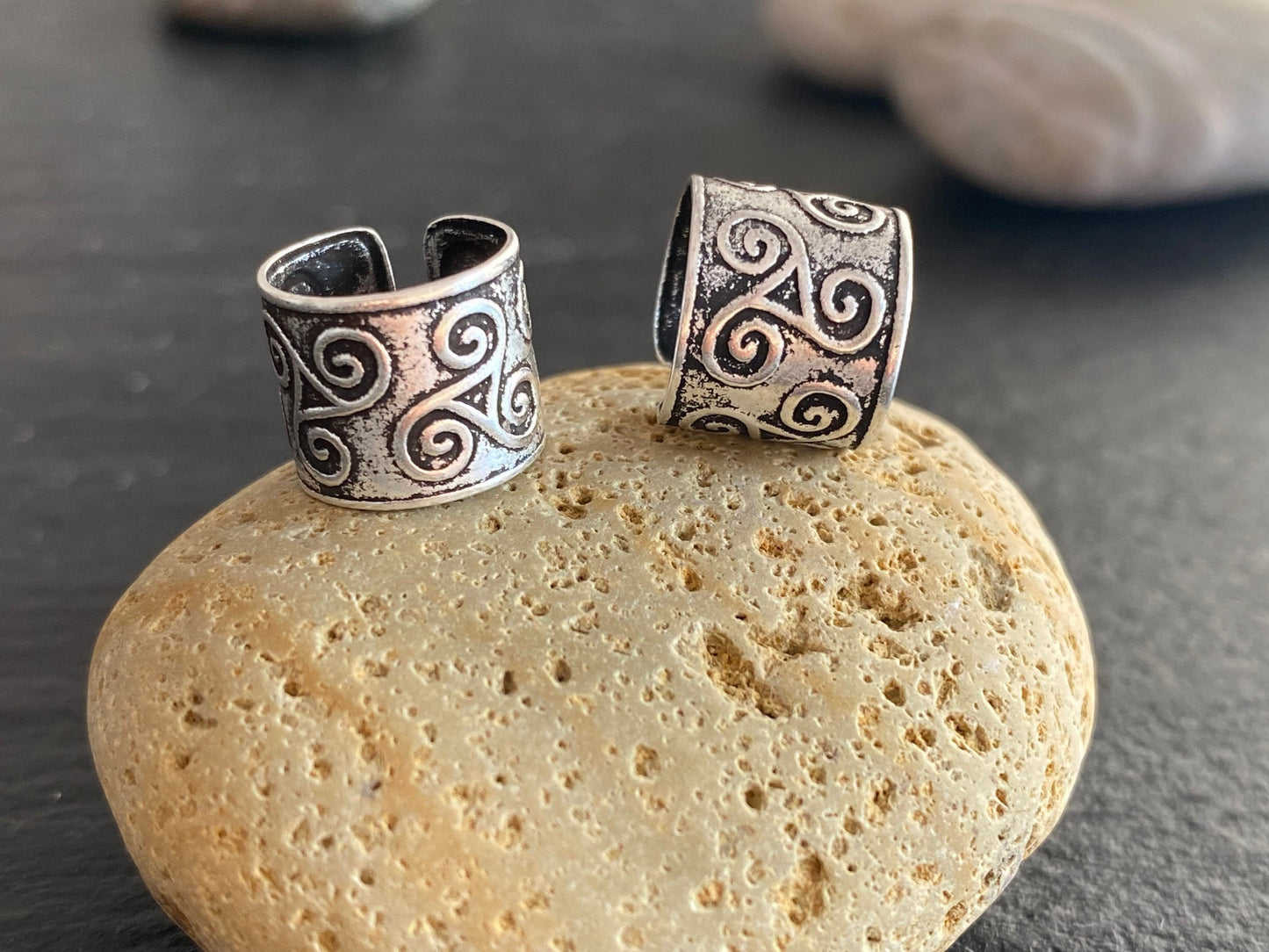 Triskelion ear cuffs Sterling Silver 925 - TSE093
