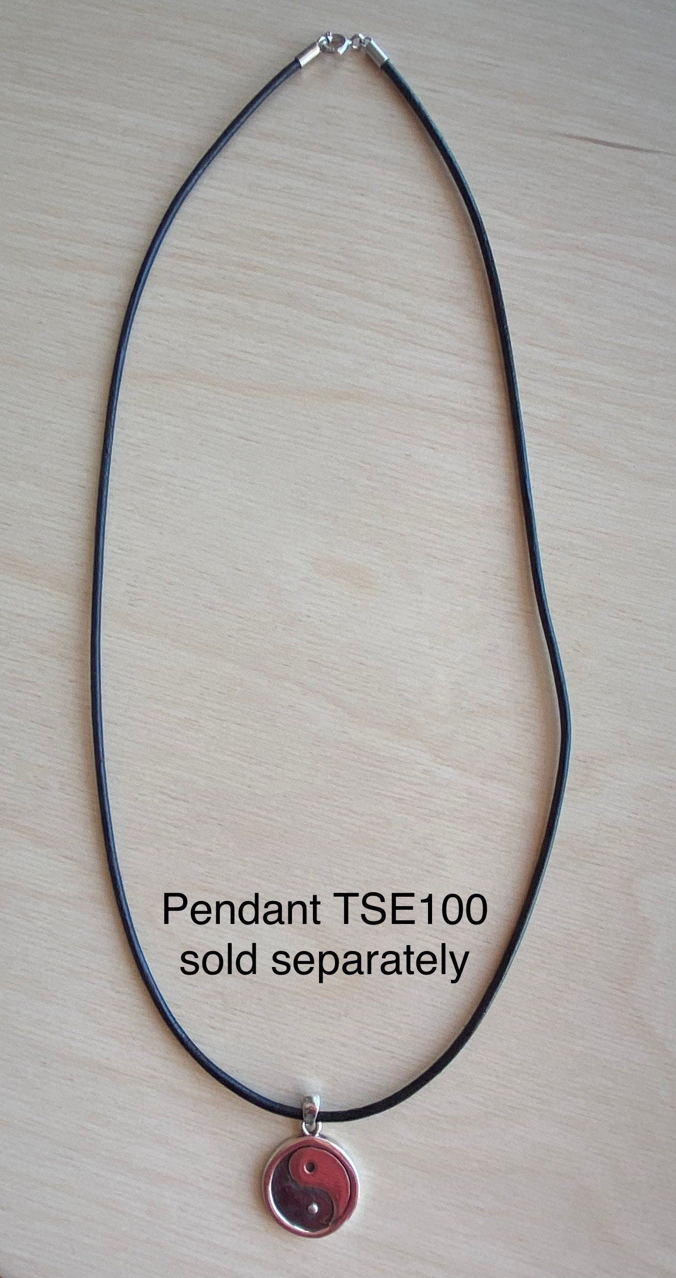 20'' 2mm leather necklace - TSE088