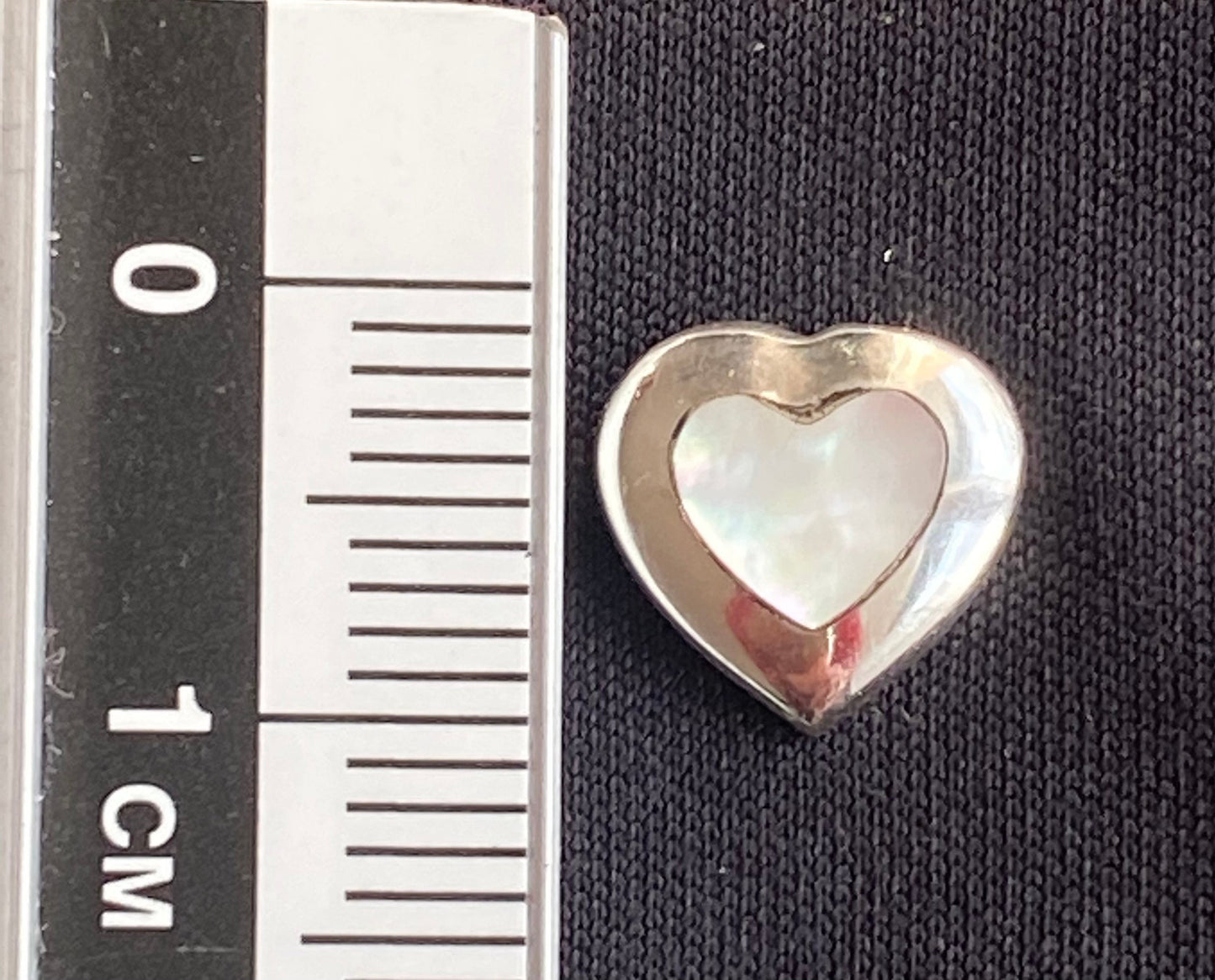 Nacre heart earrings Sterling Silver 925 - TSE077