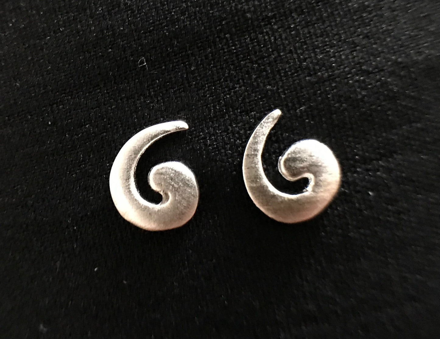 Wide spiral Sterling Silver 925 earrings - TSE013