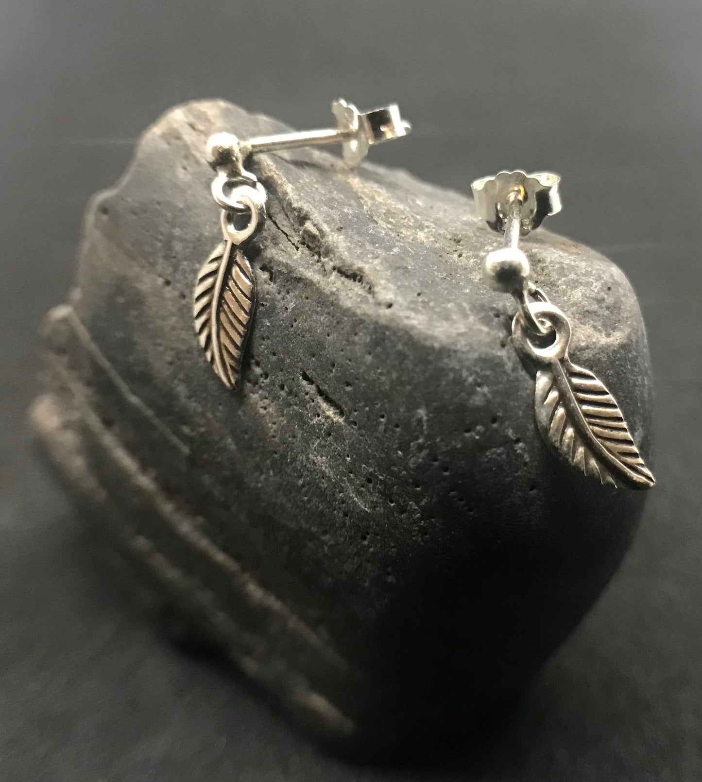 Dangling leaf Sterling Silver 925 earrings - TSE006