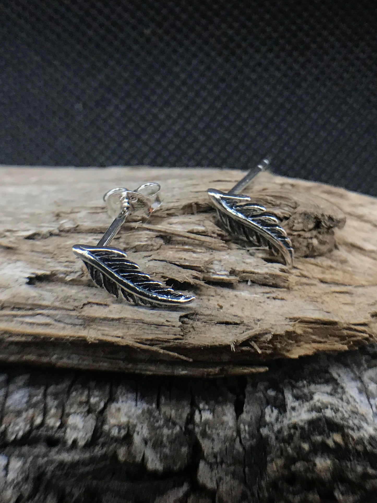 Small leaf earrings Sterling Silver 925 - TSE026