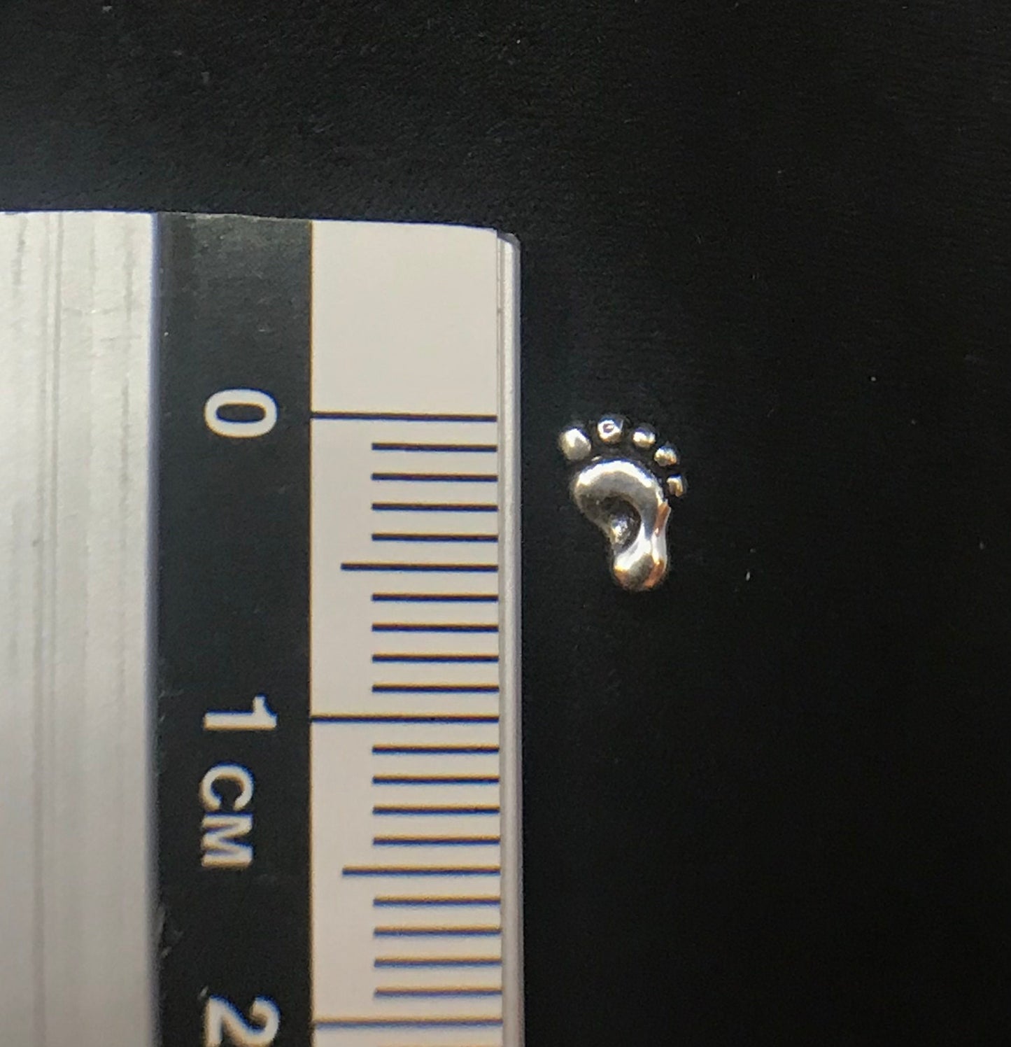 Tiny foot earrings Sterling Silver 925 - TSE029