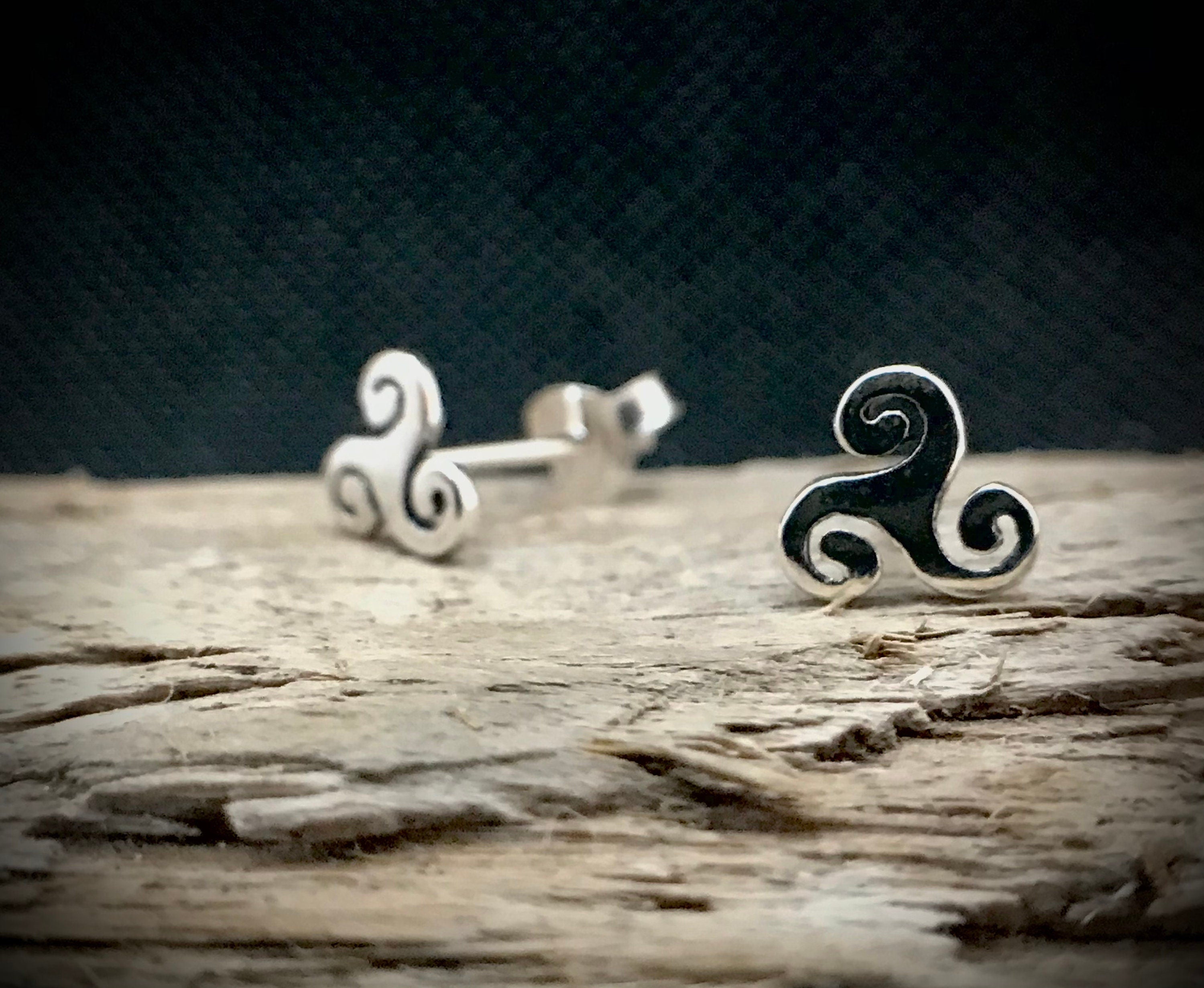 Triskelion earrings hot sale