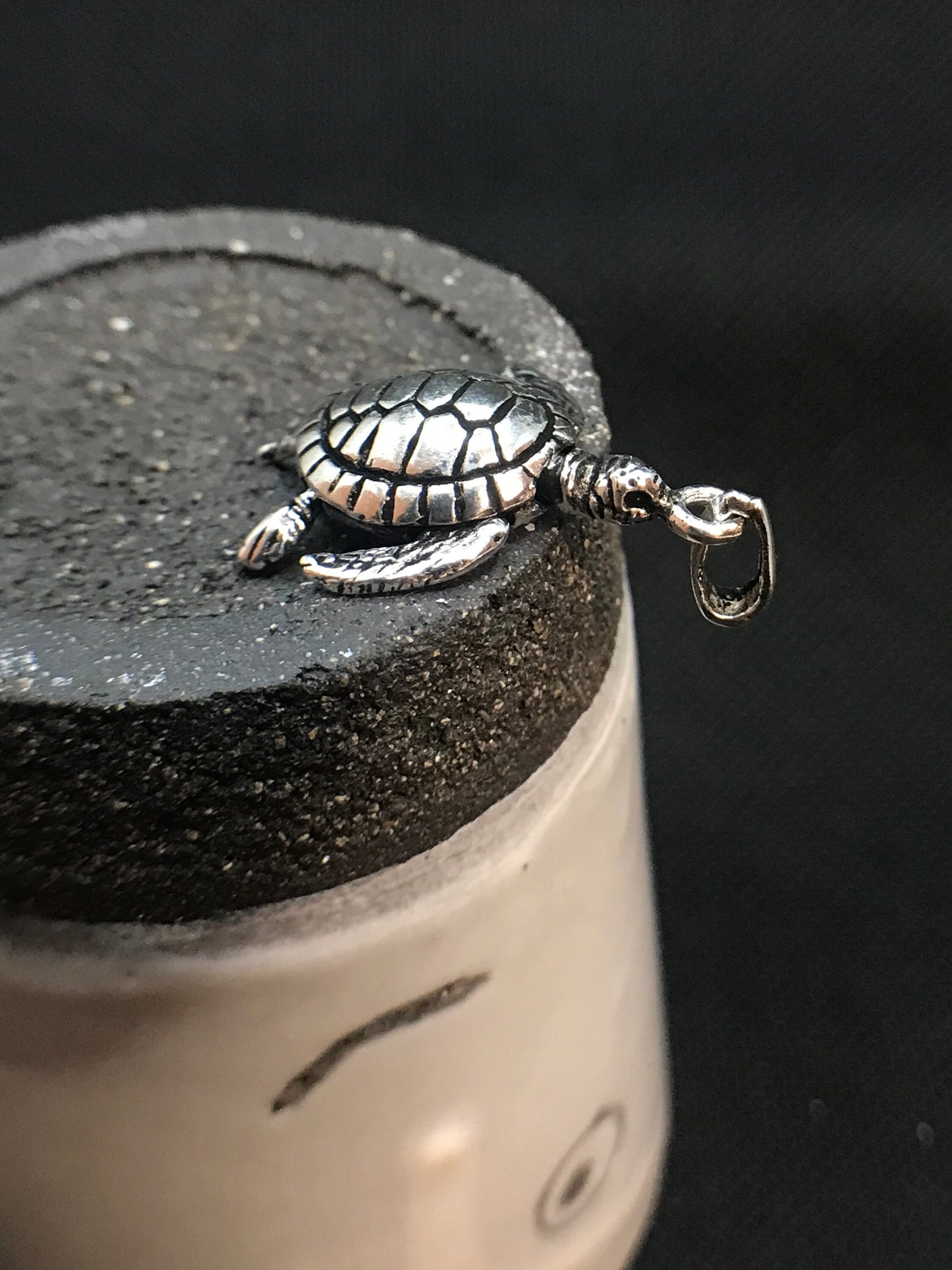 Articulated turtle pendant Sterling Silver 925 - TSE048