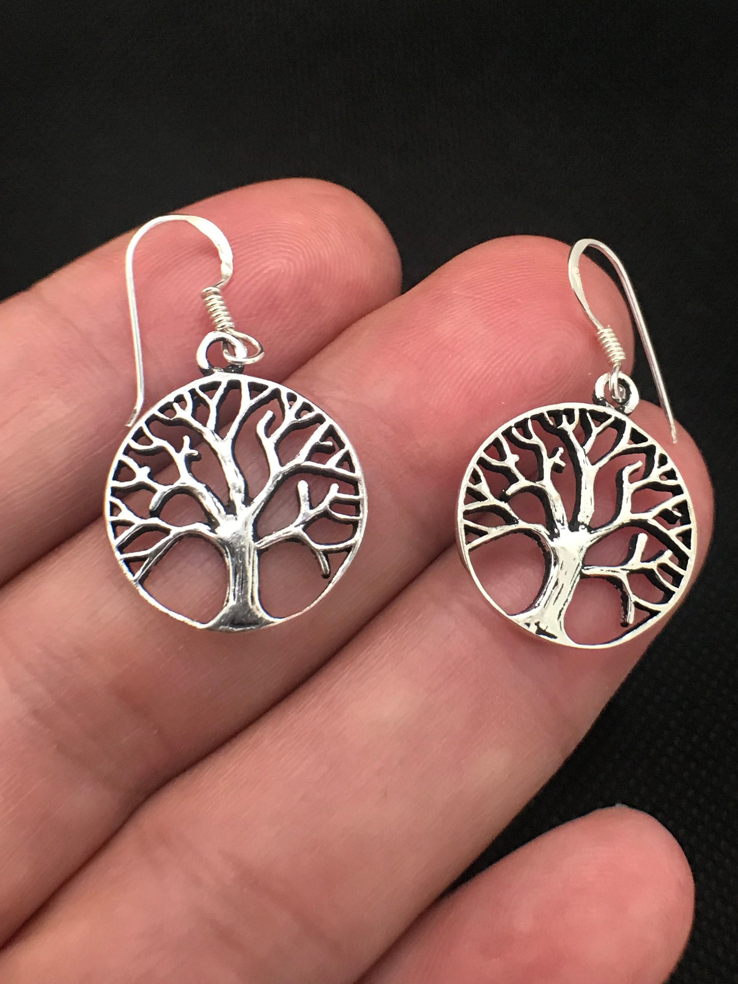 Tree of life earrings Sterling Silver 925 - TSE039