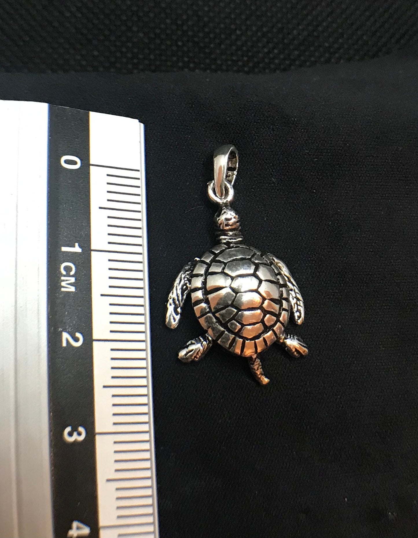 Articulated turtle pendant Sterling Silver 925 - TSE048