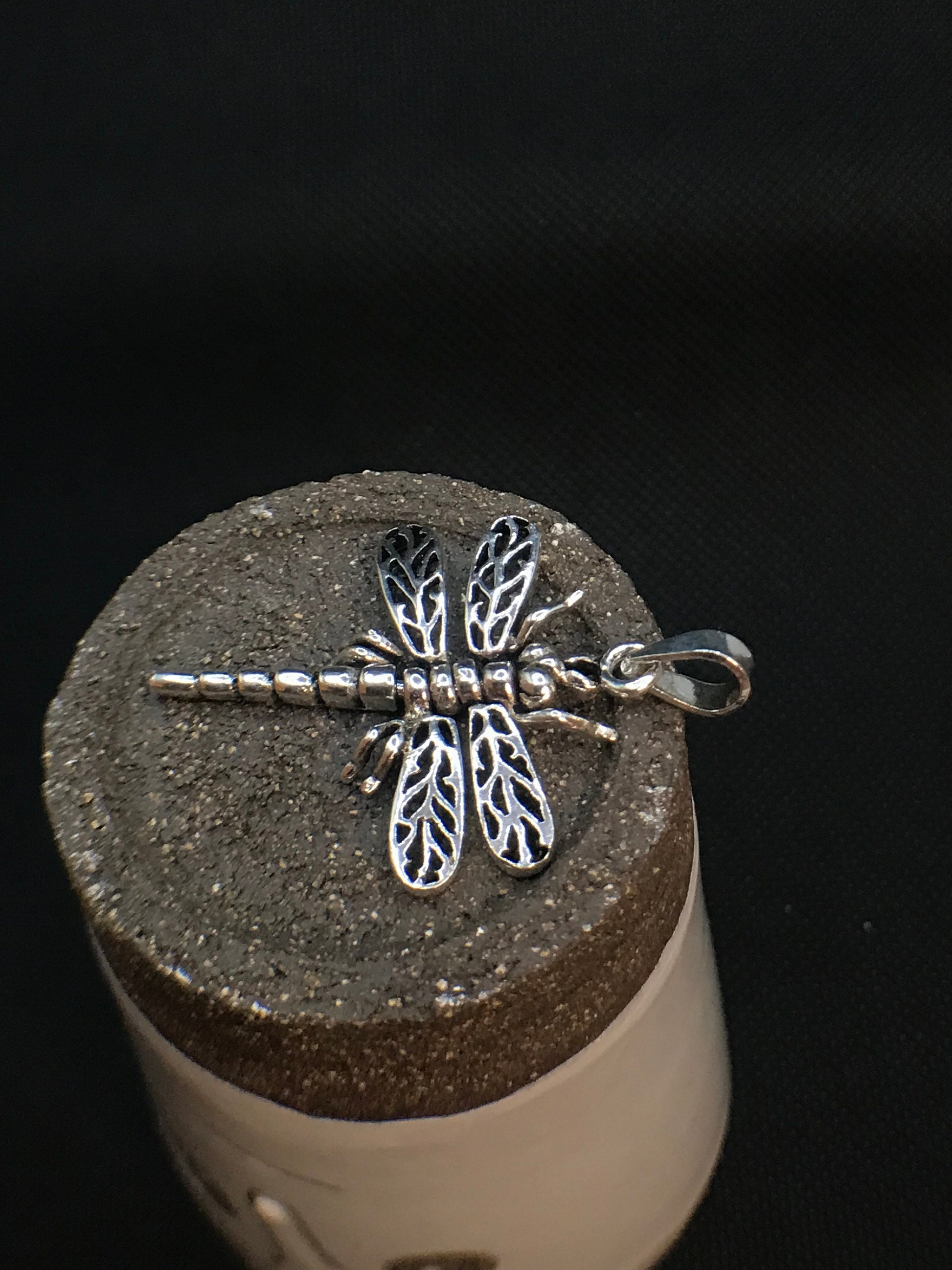 Silver Plated Crystal Dragonfly Charm Connector For Making - Temu